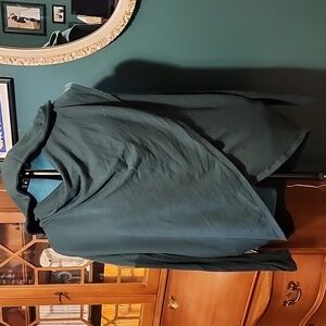 EUC Athleta Purana Wrap Dark Green Hooded Sweater - Small